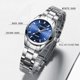 thumbnail image 3 of CHENXI Reloj de Cuarzo clásico para Mujer Reloj de Pulsera de Moda para Mujer con Banda de Acero sólido Puntero Luminoso Resistente al Agua hasta 3 ATM para Uso Diario y de Negocios, 3 of 8
