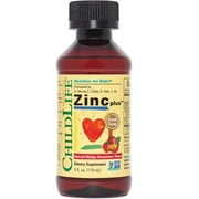 ChildLife Essentials Zinc Plus, for Baby's, Kids, and Teens, Mango Strawberry Flavor, Plastic Bottle, 4 fl. oz.
