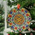 thumbnail image 2 of Celtic Knot Floral Glass SunCatcher Celtic Witches Knot Window hanging Wiccan Protection Charm Home Decoration Pagan Solstice gift decor, Ornament 2025, Holiday 2025, Seasonal, 2 of 5
