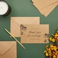 thumbnail image 2 of Sustainable Greetings Blank Cards & Envelopes - Customizable Greeting Card & Wedding Invitation Set - Bulk Thank You Notes & Envelopes - Printer-Friendly Stationery Set - 48-Pack, 4x6 in, Brown, 2 of 10