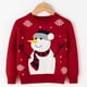 thumbnail image 3 of Suéter Jersey de dibujos animados para niños Estilo navideño Algodón Manga larga Top Traje de vacaciones Ygjytge Rojo T 3-4 años Única para Niño, 3 of 9