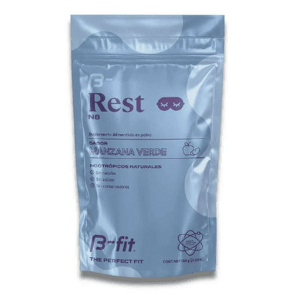 Nootrópicos Naturales | Rest N8 sabor manzana verde - 150gr | B-fit