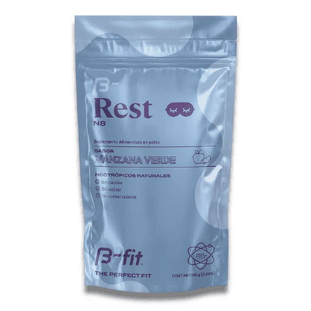 Nootrópicos Naturales | Rest N8 sabor manzana verde - 150gr | B-fit