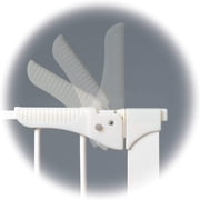KidCo Command Pressure Mounted Dog Gate, White, 1.75L x 32W x 29.50H