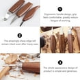 thumbnail image 6 of Onaparter 3 Pcs Carving Knife Wood Kit Useful Woodworking Knives Wooden Supplies Gift Tools （Brown）, 6 of 6