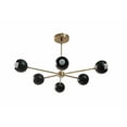 thumbnail image 5 of 6 Light Modern Raw Brass chandelier light Fixture, 5 of 5