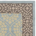 thumbnail image 5 of SAFAVIEH Suzani Nina Floral Bordered Area Rug, Chocolate/Yellow, 8' x 10', 5 of 7