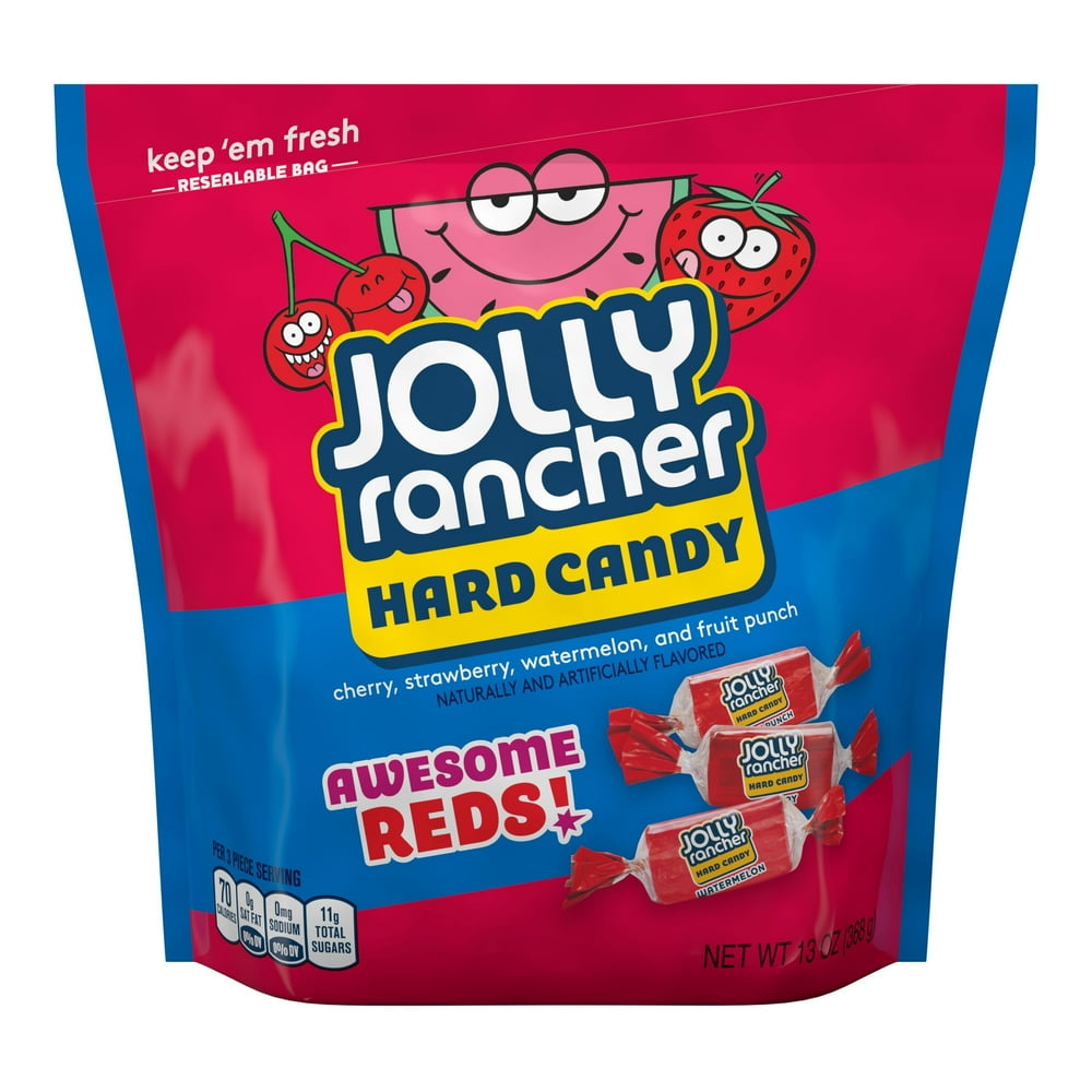 JOLLY RANCHER Assorted Fruit Flavored Hard Candy, Individually Wrapped