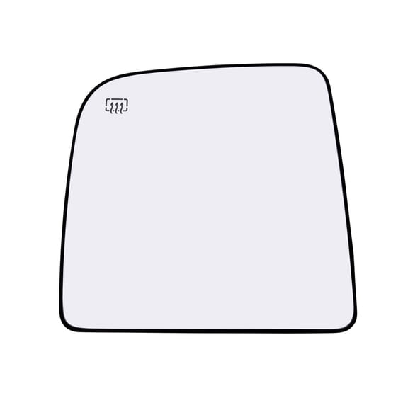 Rugged TUFF Driver Side Mirror Glass Replacement for 2004-2015 Nissan Titan (Heated Defrost)