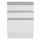 thumbnail image 3 of Mostrador Madesa Glamy 60 cm 3 Cajones Blanco, 3 of 7