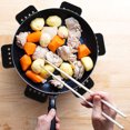 thumbnail image 3 of Shisuyan Felt Plate Dividers For Stacking Pot Mat Grey 3Pcs 15In X 15In, 3 of 9