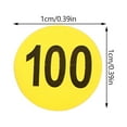 thumbnail image 2 of Minkissy Number Classification Stickers 100 Sheets for Keys and Storage Jar, 2 of 5