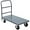 48" L X 24" W, 2000lbs Capacity, variant on HPDMC Steel Platform Truck/Smooth Deck Platform Truck Industrial Push Cart 48" L x 30" W Portable Dolly Large Flatbed with 8" Wheels 1000lb Capacity, Black