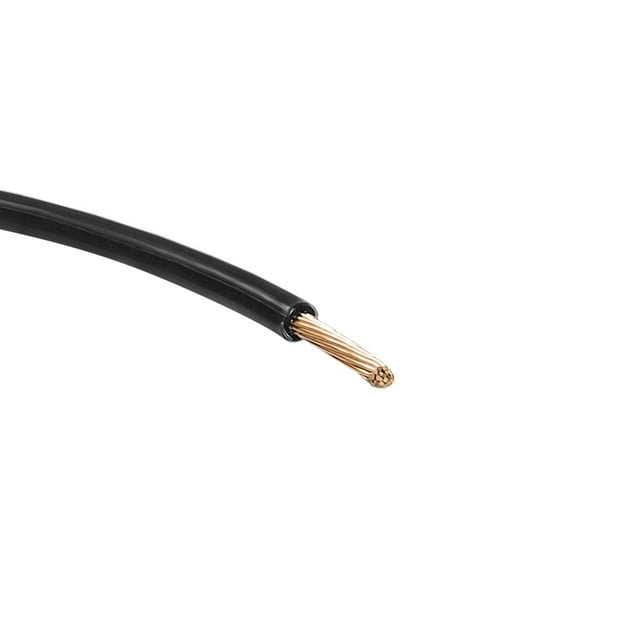 Maxxima 100 Ft. 14 AWG Black THHN Stranded Copper Electrical Wire, 600V, Under Ground, Indoor