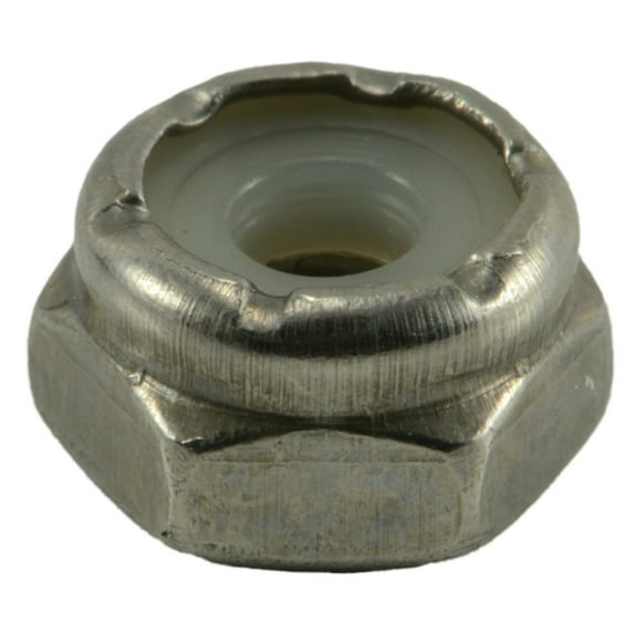#6-32 18-8 Stainless Steel Coarse Thread Nylon Insert Lock Nuts LNSS-122