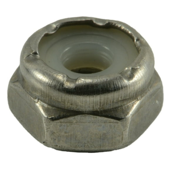 #6-32 18-8 Stainless Steel Coarse Thread Nylon Insert Lock Nuts LNSS-122