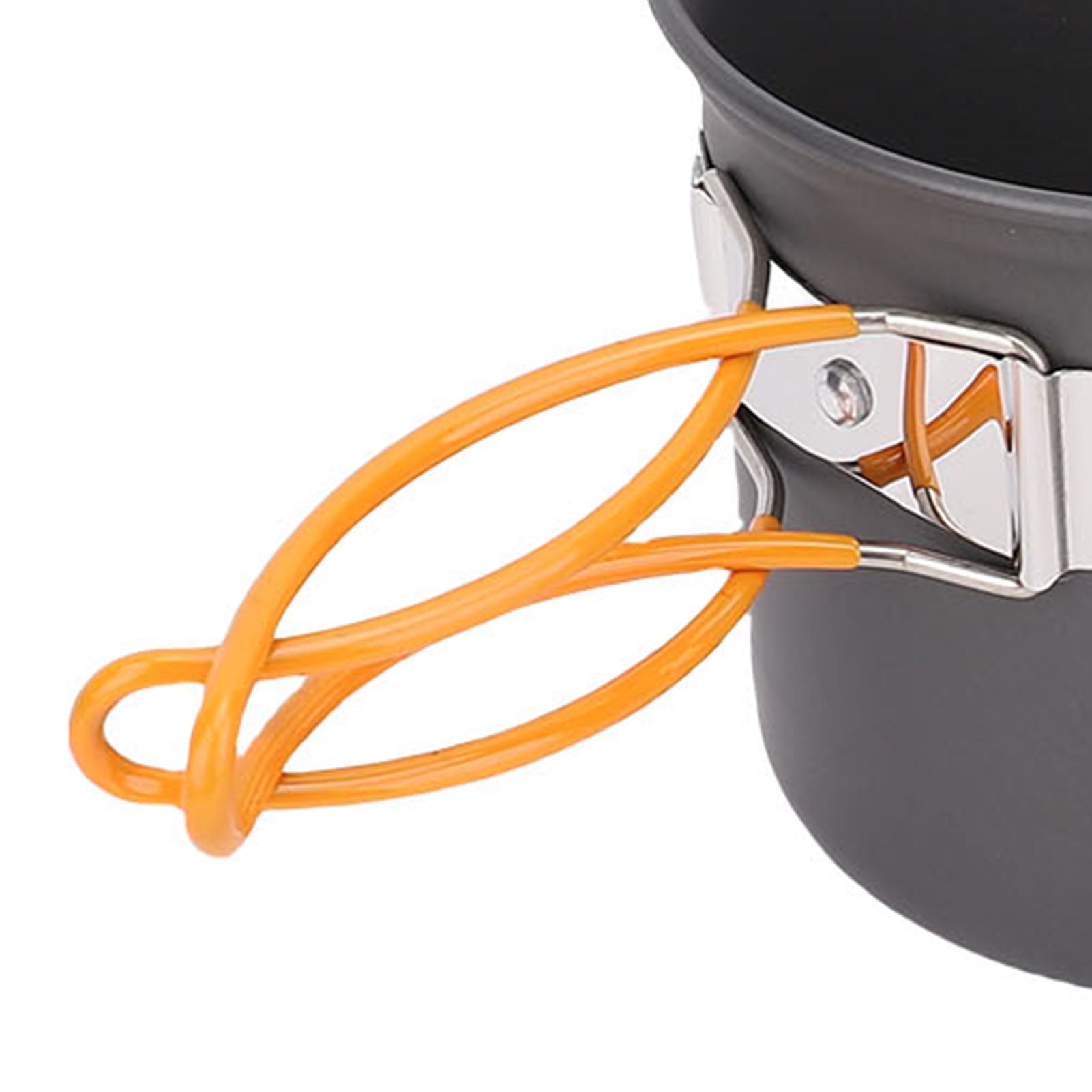 M Buder Aluminum Alloy Camping Cookware Kit Portable Mess Kit Picnic Stove Set for 1-2 People (6.69 inches / 17 cm)