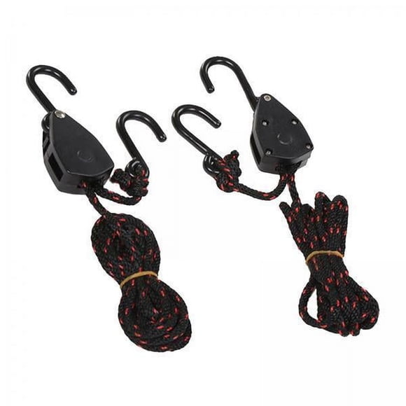 3x2 Uds Kayak Canoa Barco Cuerda Polea Bloqueo Arco Popa Correa Ajustable