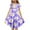 G-Purple, variant on Zwiiyzr 6M-15Y Little Girls Summer Dress Flutter Sleeve Swing Tiered Sundress Smocked Dresses with Pocket Toddler Kids Casual Floral Dress White