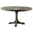 thumbnail image 1 of homeroots kitchen & dining 380460 54" Circular Solid Wood Top with Pedestal Style Base Dining Table, 1 of 1