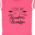 thumbnail image 4 of Inktastic I Love My Grandma and Grandpa Heart and Arrows Boys or Girls Baby Bodysuit, 4 of 5
