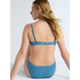 thumbnail image 4 of Free Assembly Women's and Women's Plus V Wire Seersucker Bralette Bikini Top, Sizes XS-3X, 4 of 5
