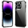 thumbnail image 1 of Jiahe Cover for iPhone 12 Pro Max, Slim Rubber Transparent Shockproof Case,Anti-fingerprint Soft TPU Bumper Hard PC Anti-Scratch Back Case Cover, clear, 1 of 8