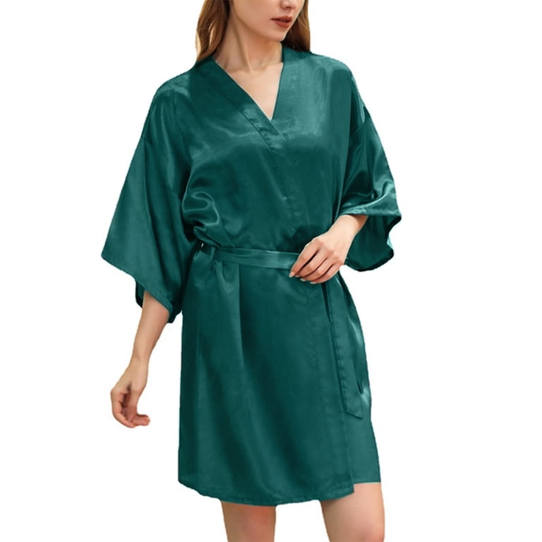 slim fit dress slacks Velvet Long Robe – Dr Secret Lingerie & Home Wear main image 0