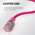 thumbnail image 3 of Cable de extensión EP, 15 pies, 12/3, SJTW, resistente al agua, rosa, 3 of 7