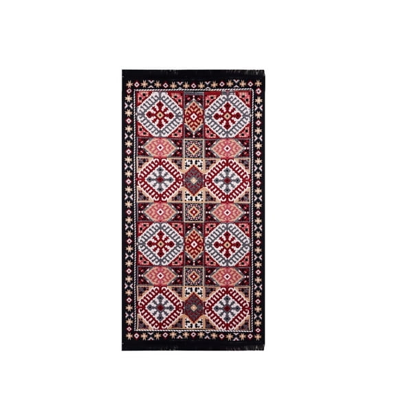 BiggHome Rug - 80*150 cm, Machine Washable, Durable, Modern Pattern for Living Room, SA25EU , 31.5 x 59.06 inches , 3.21 lbs.