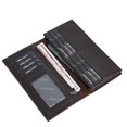thumbnail image 3 of Men's Long Wallet with RFID Blocking, PU Leather Bifold Wallet with Zipper Coin Pocket & Multiple Card Slots, 3 of 12