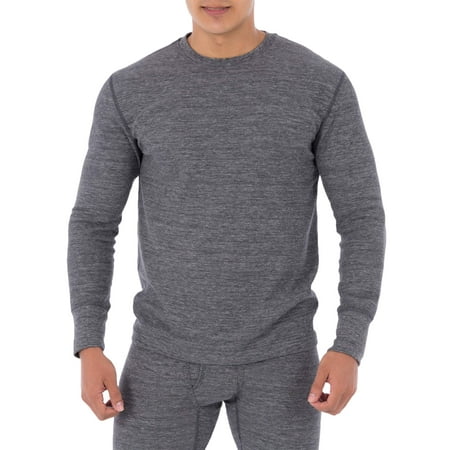 Tsp100 Thermal - Fruit of the Loom Men's L3 Soft Tech Crew Top Heavyweight Thermal Undershirt
