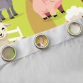 thumbnail image 4 of Manfei Western Farmhouse Chicken Black Out Curtains,Cute Cow Sheep Curtains Pack of 2 (42x63 Each),Farm Animal Pig Bedroom Curtains For Girl Boy,Luxury Bedroom Decor, 4 of 6