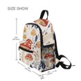 thumbnail image 3 of FORMRS Kids School Backpack with Front Zippered Pocket 12" Student Travel Daypack, White Mushroom, 3 of 6