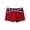 Red, variant on TTAO Girls Sports Bottoms V-front Elastic Waistband Boyshorts Gym Workout Exercise Boxer Shorts Fluorescent Green 8