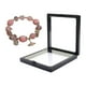 thumbnail image 1 of Pulsera ligera y clásica con cuentas para mujer, ideal como regalo de cumpleaños, Acción de Gracias, fiesta de compromiso o para madres. Planeta rosa, 1 of 9