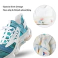 thumbnail image 7 of Blue Old Wood Texture Walking Shoes for Men Woman Lightweight Tennis Fashion Elastic Sports Shoes Cushion Basketball Shoes, 7 of 7