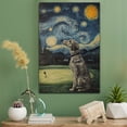 thumbnail image 2 of Scottish Deerhound Vintage Dog Golf Canvas – Artistic Sports, Scottish Deerhound Dog with Golf Stretched Canvas Size 8x12 Wall Print for Bedroom, Living Room, Office, 2 of 5