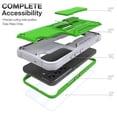 thumbnail image 5 of FITO For Samsung Galaxy S22 Case, Phone Case with Screen Protector and Kickstand (Green), 5 of 8