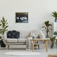 thumbnail image 3 of Stupell Industries Five Ducks in Pond Animals & Insects Painting Gray Floater Framed Canvas Art Print Wall Art, 21 x 17, 3 of 10