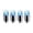 Blue, variant on RGB Multi-color LED Tire Valve Stem Caps 4 Pack Vibration Activated Universal Auto Wheel Decor Lights
