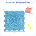 thumbnail image 3 of Gymax 6PCS Sensory Mats w/Rich Colors & Raised Patterns Game Mats for Kids & Adults Rainbow, 3 of 10