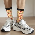 thumbnail image 6 of KLL Autumn Maple Leaves Print Cool Socks Men's Women's Crew Socks Funny Crazy Novelty Stockings, 6 of 6