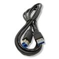 thumbnail image 1 of Cable de sincronización y transferencia de datos USB 3.0 SuperSpeed ​​de NTQinParts para PC/Mac, compatible con escáneres de documentos a color dúplex Epson Workforce DS-530 II, DS-770 II y DS-575W II, 1 of 4