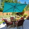 thumbnail image 1 of ACEGOSES 10 x 6.5ft Patio Umbrella with 6 Ribs Tilt and Crank Sunshade Canopy for Garden,Yard,Lake Blue, 1 of 8