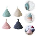 thumbnail image 4 of 8 Pcs Plain Fabric Pot Cap Oven Gloves Pot Cover Hat Pot Knob Cover Triangle Pot Handle Covers Pot Accessory, 4 of 6