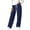 Womens sweatpants Dark Blue, variant on Sweatpants for Women Athletic Trendy Striped Patchwork Loose-Fit Pants Straight-Leg Brown S