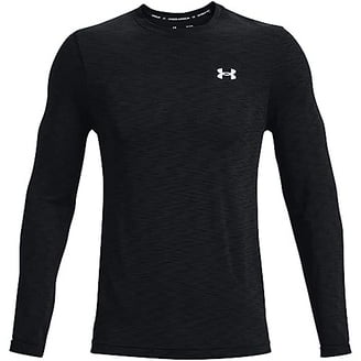(取寄) アンダーアーマー メンズ コールドギア アーマー フィッティド クルー Under Armour men Under Armour ColdGear Armour Fitted Crew White/Black Under Armour Men's ColdGear Armour Fitted Crew, Black (001)/White