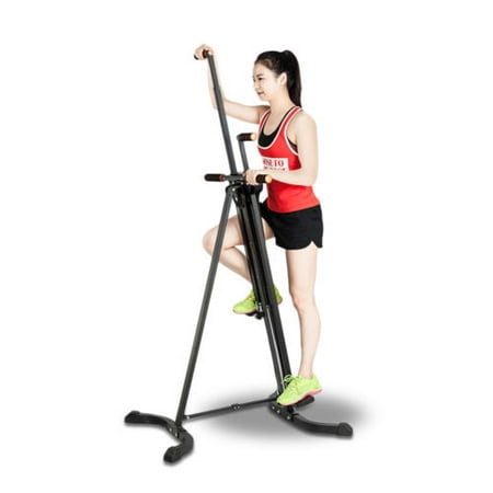 Ktaxon Height Adjustable Vertical Climber, Cardio Workout Fitness Home Gym Steppers Machine, with Greases, 330lbs Weight (Best Cardio At The Gym)