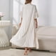 thumbnail image 5 of Conjunto de pijama de 2 piezas para mujer camisón de salón suave traje elegante para el hogar para mujer, 5 of 8